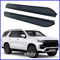 2PCS Running Boards Side Step Nerf Bars Fits For Chevrolet Tahoe 2021-2024