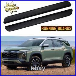 2PCS Running Boards Side Step Nerf Bars Pedals Fits Chevrolet Equinox 2025 2026