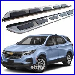 2PCS Running Boards Side Step Nerf Bars Pedals For Chevrolet Equinox 2018-2024