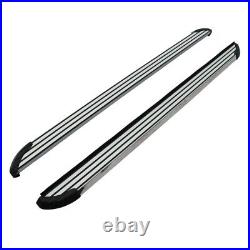 2PCS Running Boards Side Steps Fit Chevy Suburban 2021-2024 Fixed Nerf Bar Pedal