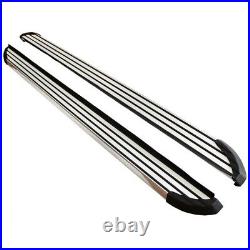 2PCS Running Boards Side Steps Fit Chevy Suburban 2021-2024 Fixed Nerf Bar Pedal