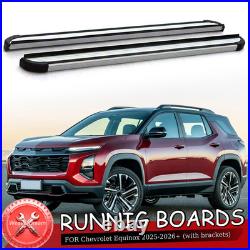 2PCS Running Boards Side Steps Fit For Chevrolet Equinox 25+ Nerf Bar side steps
