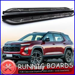 2PCS Running Boards Side Steps Fit For Chevrolet Equinox 25+ Nerf Bar side steps