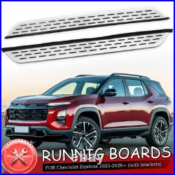 2PCS Running Boards Side Steps Fit For Chevrolet Equinox 25+ Nerf Bar side steps
