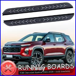 2PCS Running Boards Side Steps Fit For Chevrolet Equinox 25+ Nerf Bar side steps