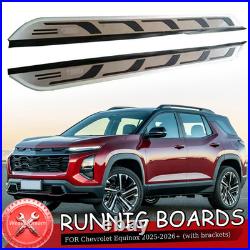 2PCS Running Boards Side Steps Fit For Chevrolet Equinox 25+ Nerf Bar side steps