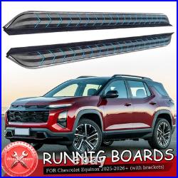 2PCS Running Boards Side Steps Fit For Chevrolet Equinox 25+ Nerf Bar side steps