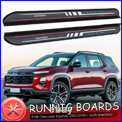 2PCS Running Boards Side Steps Fit For Chevrolet Equinox 25+ Nerf Bar side steps