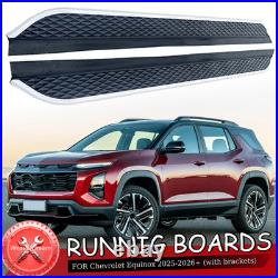 2PCS Running Boards Side Steps Fit For Chevrolet Equinox 25+ Nerf Bar side steps