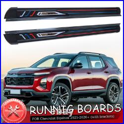 2PCS Running Boards Side Steps Fit For Chevrolet Equinox 25+ Nerf Bar side steps