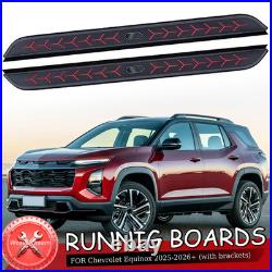 2PCS Running Boards Side Steps Fit For Chevrolet Equinox 25+ Nerf Bar side steps