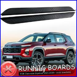 2PCS Running Boards Side Steps Fit For Chevrolet Equinox 25+ Nerf Bar side steps