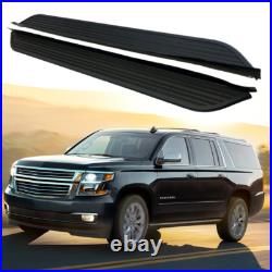 2PCS Running Boards Side Steps Fit For Chevrolet Suburban 2015-2020 Bar Pedals