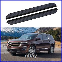 2PCS Running Boards Side Steps Fits Chevy Traverse 2018-2023 Nerf Bars Pedals