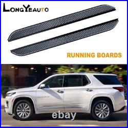 2PCS Running Boards Side Steps Fits For Chevrolet Chevy Traverse 2018-2023