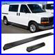 2PCS Running Boards Side Steps Fits For Chevy Express GMC Savana 2003-2026