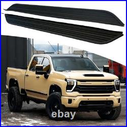 2PCS Running Boards Side Steps Fits For Chevy Silverado HD 2500 3500 2019-2026