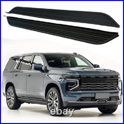 2PCS Running Boards Side Steps Fits For Chevy Tahoe 2021-2026 Fixed Nerf Bars