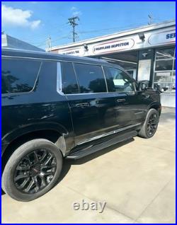 2PCS Running Boards Side Steps Fits For Chevy Tahoe 2021-2026 Fixed Nerf Bars