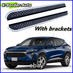 2PCS Running Boards Side Steps Fits For Chevy Trax 2024 Fixed Nerf Bars Pedals
