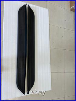 2PCS Running Boards Side Steps Nerf Bars Black For Chevrolet Suburban 2021-2025