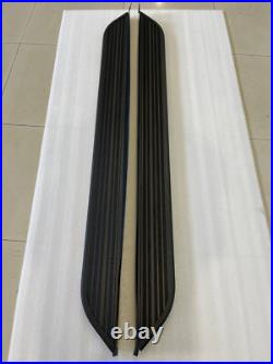 2PCS Running Boards Side Steps Nerf Bars Black For Chevrolet Suburban 2021-2025