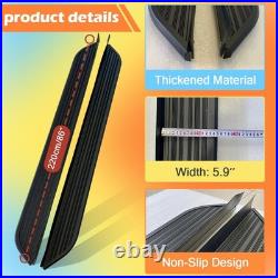 2PCS Running Boards Side Steps Nerf Bars Black For Chevrolet Suburban 2021-2026