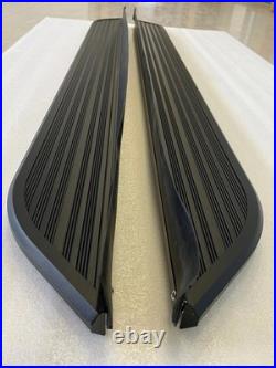 2PCS Running Boards Side Steps Nerf Bars Black For Chevrolet Suburban 2021-2026