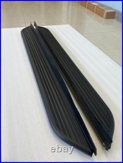 2PCS Running Boards Side Steps Nerf Bars Black For Chevrolet Suburban 2021-2026