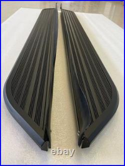2PCS Running Boards Side Steps Nerf Bars Black For Chevrolet Suburban 2021-2026