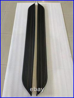 2PCS Running Boards Side Steps Nerf Bars Black For Chevrolet Suburban 2021-2026