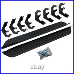 2PCS Running Boards Side Steps Nerf Bars Black For Chevrolet Suburban 2021-2026
