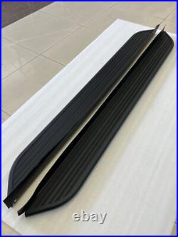 2PCS Running Boards Side Steps Nerf Bars Black For Chevrolet Tahoe 2015-2020