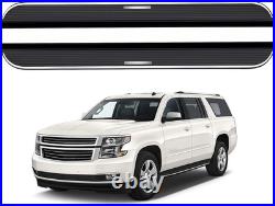 2PCS Running Boards Side Steps Nerf Bars Fits For Chevrolet Suburban 2015-2020