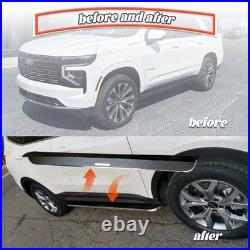 2PCS Running Boards Side Steps Nerf Bars Fits For Chevrolet Suburban 2015-2020