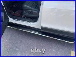 2PCS Running Boards Side Steps Nerf Bars Fits For Chevrolet Suburban 2015-2020