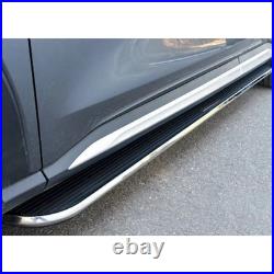 2PCS Running Boards Side Steps Nerf Bars Fits For Chevrolet Suburban 2021-2027