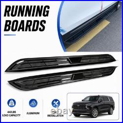 2PCS Running Boards Side Steps Nerf Bars Fits For Chevrolet Tahoe 2021-2026