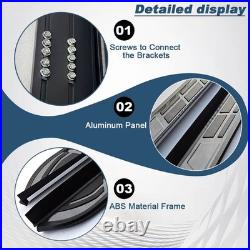 2PCS Running Boards Side Steps Nerf Bars Fits For Chevrolet Tahoe 2021-2026