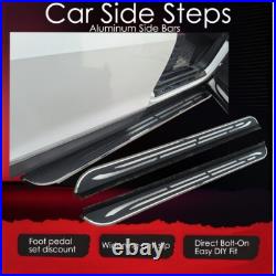 2PCS Running Boards for Chevrolet Captiva 2008-2017 Aluminum Side Step Nerf Bars