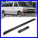 2PCS Side Steps Nerf Bars Running Boards Fits For Chevrolet Express 2003-2026