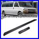 2PCS Side Steps Nerf Bars Running Boards Fits For Chevrolet Express 2003-2026