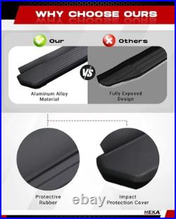 2PCS Side Steps Nerf Bars Running Boards Fits For Chevrolet Express 2003-2026