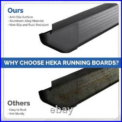 2PCS Side Steps Nerf Bars Running Boards Fits For Chevrolet Express 2003-2026