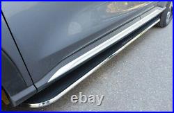 2PCS Side Steps Running Boards Fits For Chevrolet Traverse 2025 Stainless Steel