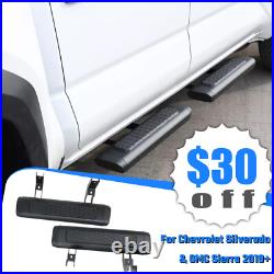 2PCS Side Steps Running Boards For Chevrolet Silverado & GMC Sierra 2019-2025