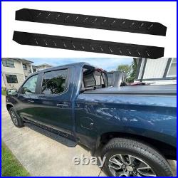 2PCS Side Steps Running Boards Nerf Bars Fits For Chevrolet Silverado 2019-2024