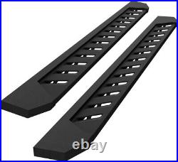 2PCS Side Steps Running Boards Nerf Bars Fits For Chevrolet Silverado 2019-2024