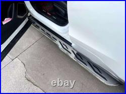 2PCS Side Steps Running Boards Nerf Pedal Fits For Chevrolet Silverado 2019-2026
