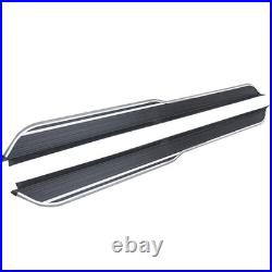2PCS Side Steps Running Boards Nerf Pedal Fits For Chevrolet Silverado 2019-2026